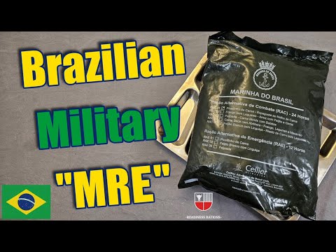 Thumbnail for YouTube: Brazilian Navy MRE (RAC) Marine Combat Ration 24-Hour 🇧🇷Marinha Do Brasil Military Meal Ready To Eat