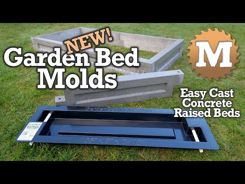Thumbnail for YouTube: Concrete Raised Garden Bed Molds - Plastic ABS Portland Cement based Forms